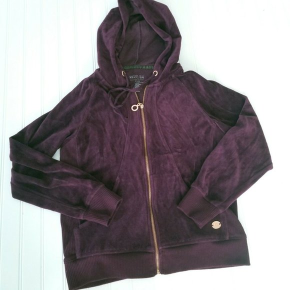 Kenneth Cole‎ Reaction Womens Purple Track Jacket - Picture 1 of 6